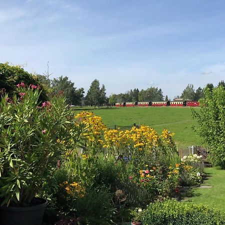 Harzquerbahnblick Appartement Benneckenstein Buitenkant foto